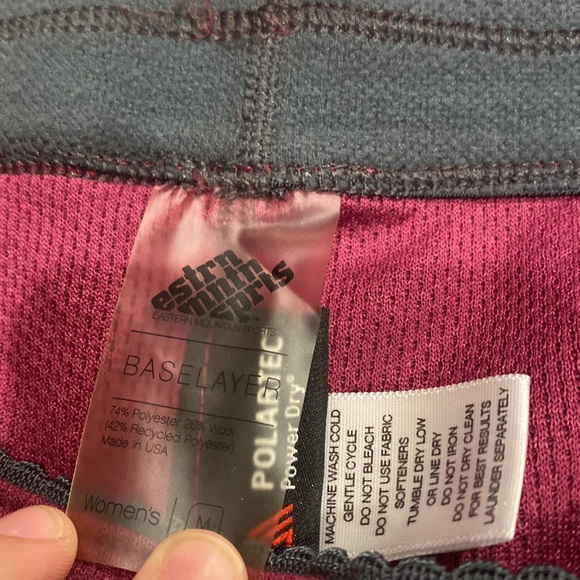 Eastern Mountain sports tech wick baselayer pants - Picture 4 of 6